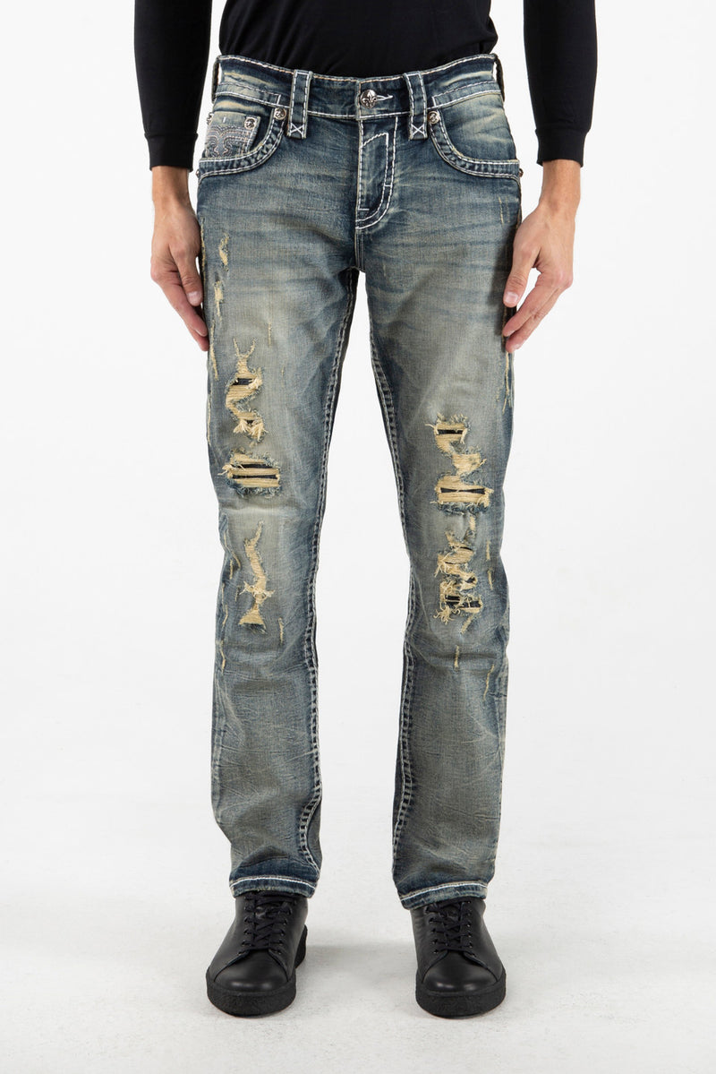 Rock Revival 'Rocco' Alt. Straight Denim RP3784A200R - Fresh N Fitted Inc