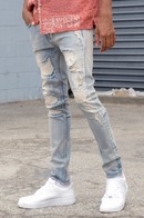 KDNK Rip and Repair Denim (Blue) KND4358 - Fresh N Fitted Inc