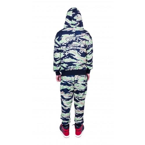 Mint Tigerstripe Camo Hoodie (Woodland) - Fresh N Fitted Inc