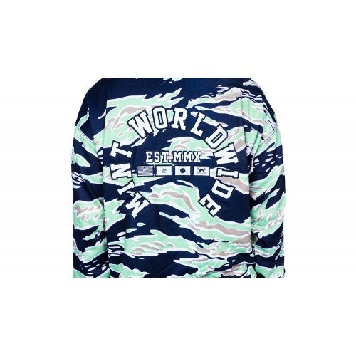 Mint Tigerstripe Camo Hoodie (Woodland) - Fresh N Fitted Inc