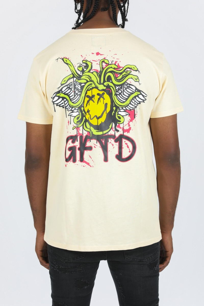 GFTD 'No Snakes' T-Shirt (Beige) - Fresh N Fitted Inc