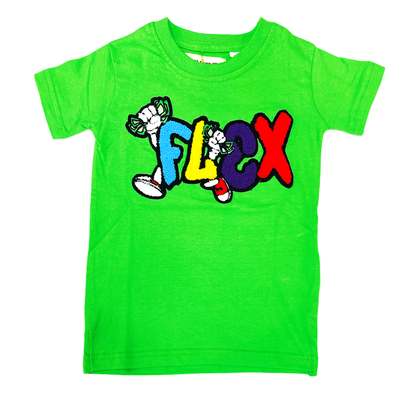 FWRD Kids 'Flex' T-Shirt (Lime Green) 180058K/LK - Fresh N Fitted Inc